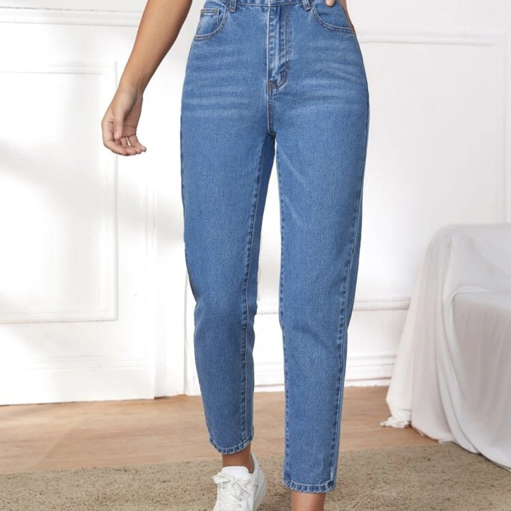 NWOT Shein High Waist Mom Fit Jeans